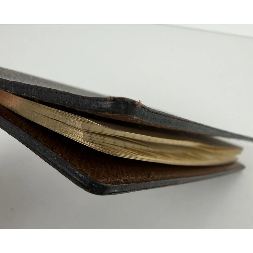 Louis Vuitton Pocket Agenda Cover in Brown Coated Canvas and Leather